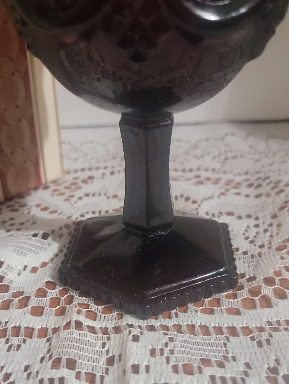 Avon 1876 Cape Cod Water Goblet Ruby Red